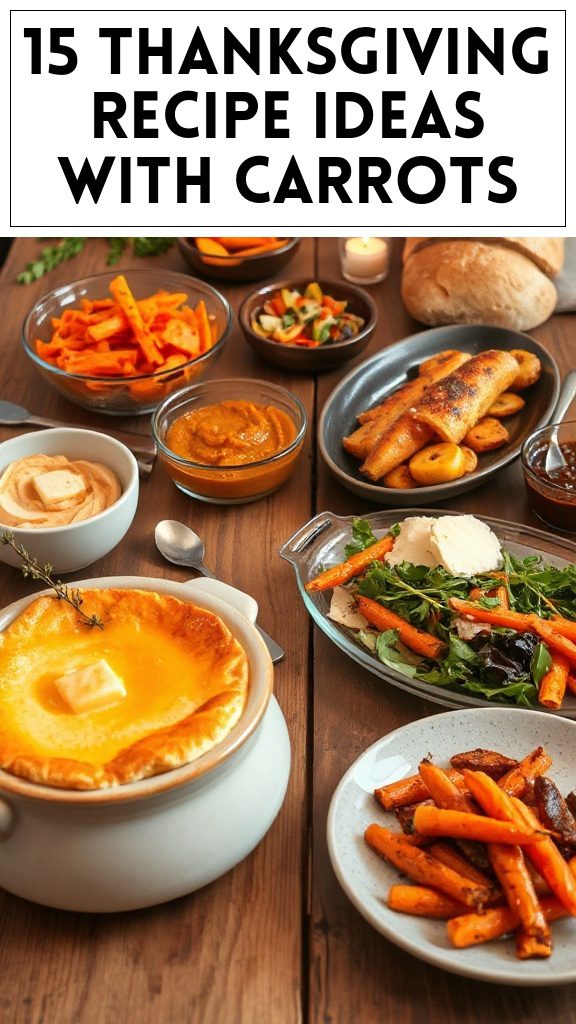 15 Thanksgiving Recipe Ideas With Carrots