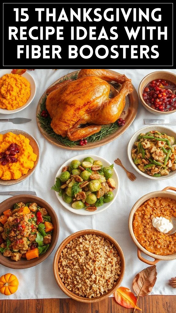 15 Thanksgiving Recipe Ideas With Fiber Boosters