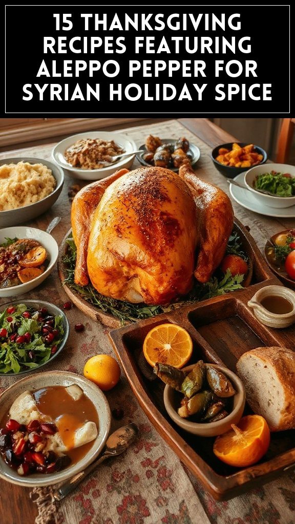 15 Thanksgiving Recipes Featuring Aleppo Pepper for Syrian Holiday Spice