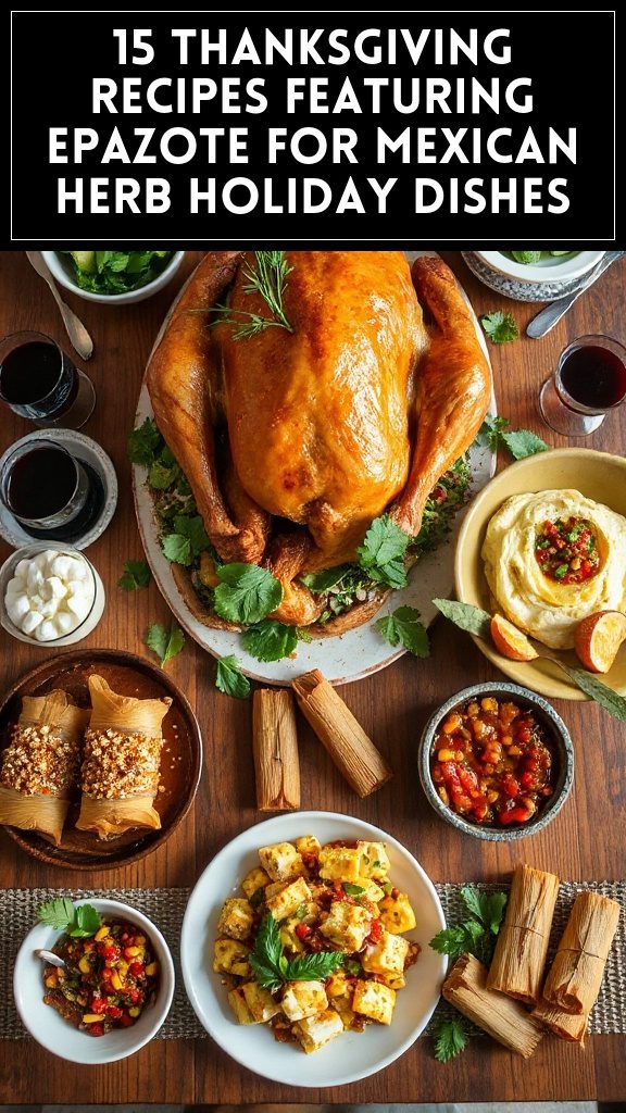 15 Thanksgiving Recipes Featuring Epazote for Mexican Herb Holiday Dishes