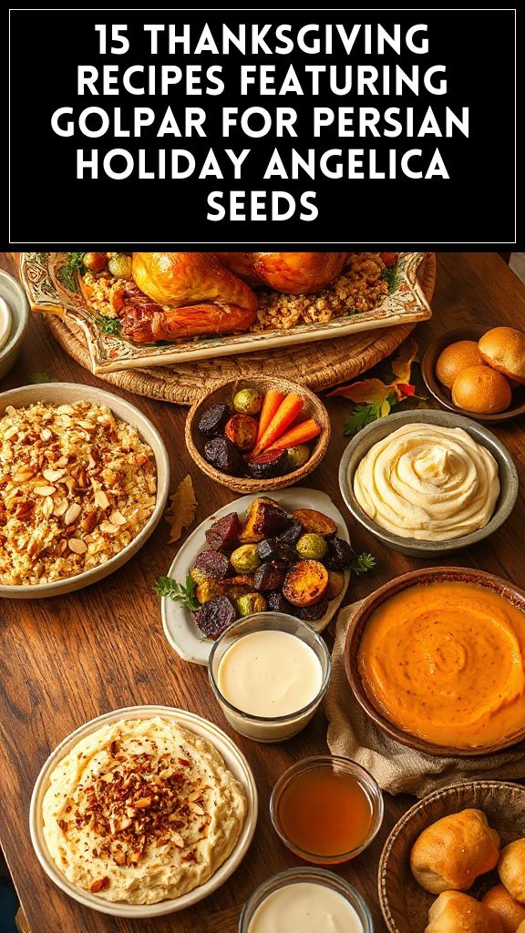 15 Thanksgiving Recipes Featuring Golpar for Persian Holiday Angelica Seeds
