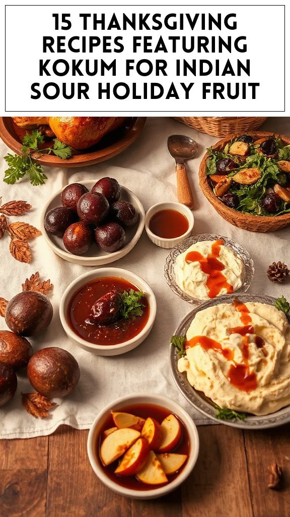 15 Thanksgiving Recipes Featuring Kokum for Indian Sour Holiday Fruit