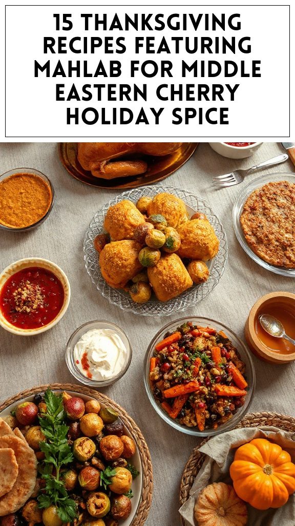 15 Thanksgiving Recipes Featuring Mahlab for Middle Eastern Cherry Holiday Spice