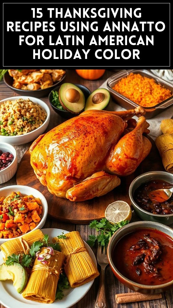 15 Thanksgiving Recipes Using Annatto for Latin American Holiday Color