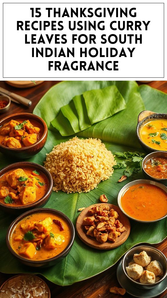 15 Thanksgiving Recipes Using Curry Leaves for South Indian Holiday Fragrance