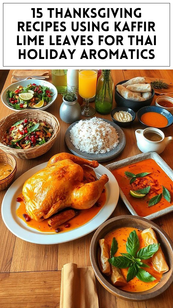15 Thanksgiving Recipes Using Kaffir Lime Leaves for Thai Holiday Aromatics