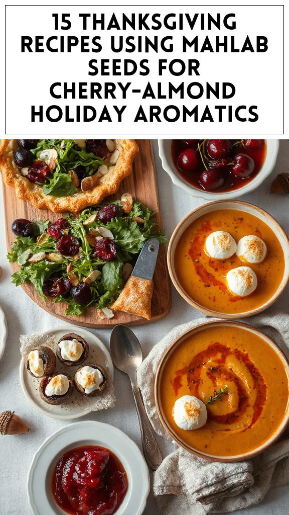 15 Thanksgiving Recipes Using Mahlab Seeds for Cherry-Almond Holiday Aromatics