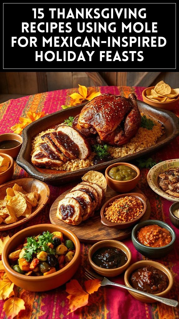 15 Thanksgiving Recipes Using Mole for Mexican-Inspired Holiday Feasts
