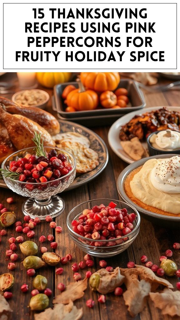 15 Thanksgiving Recipes Using Pink Peppercorns for Fruity Holiday Spice