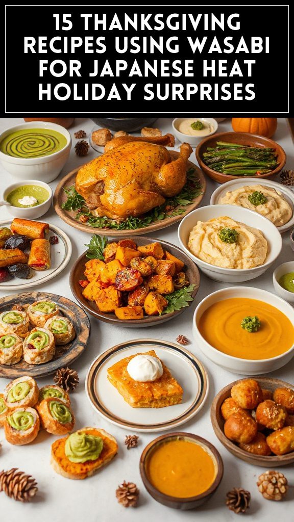 15 Thanksgiving Recipes Using Wasabi for Japanese Heat Holiday Surprises