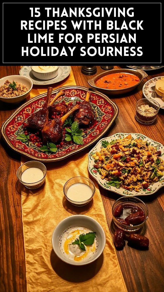 15 Thanksgiving Recipes With Black Lime for Persian Holiday Sourness
