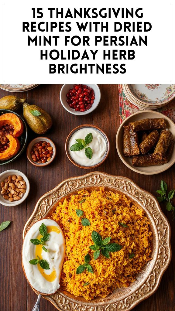 15 Thanksgiving Recipes With Dried Mint for Persian Holiday Herb Brightness
