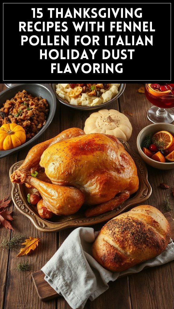 15 Thanksgiving Recipes With Fennel Pollen for Italian Holiday Dust Flavoring