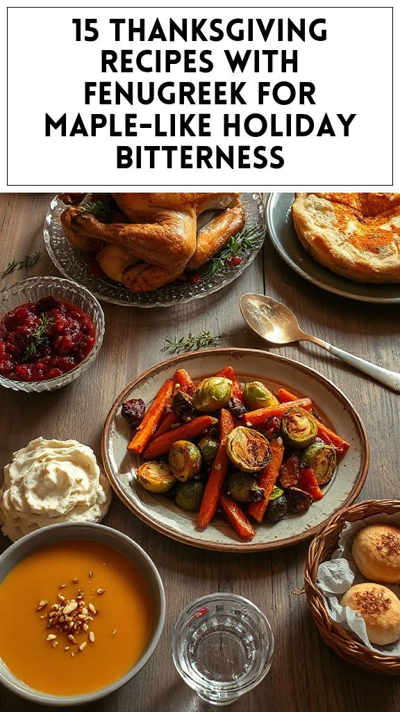 15 Thanksgiving Recipes With Fenugreek for Maple-Like Holiday Bitterness