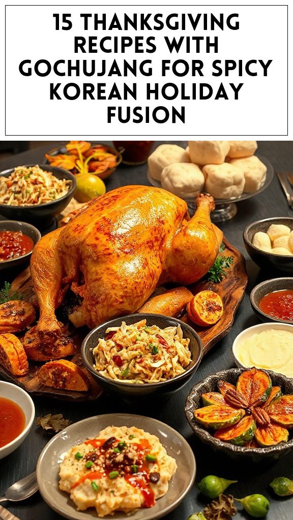 15 Thanksgiving Recipes With Gochujang for Spicy Korean Holiday Fusion