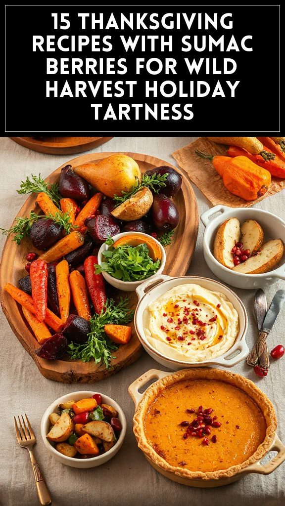 15 Thanksgiving Recipes With Sumac Berries for Wild Harvest Holiday Tartness