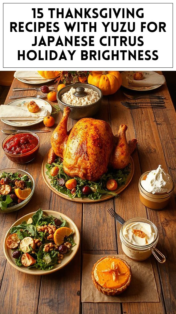 15 Thanksgiving Recipes With Yuzu for Japanese Citrus Holiday Brightness