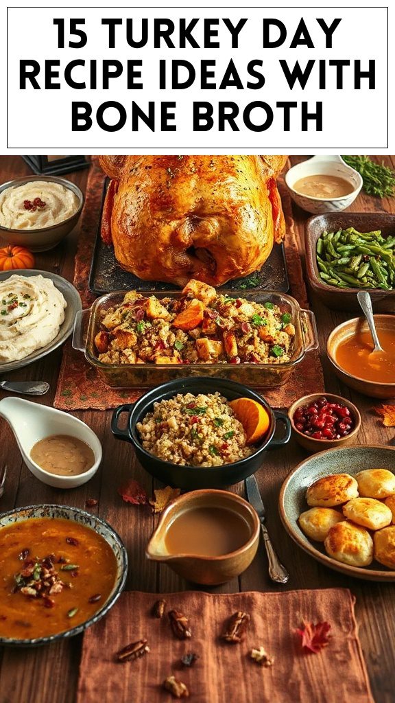 15 Turkey Day Recipe Ideas With Bone Broth