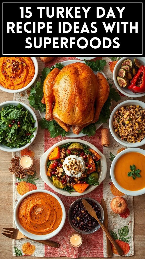 15 Turkey Day Recipe Ideas With Superfoods