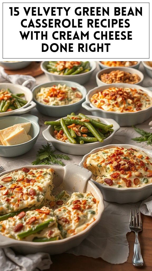 15 Velvety Green Bean Casserole Recipes With Cream Cheese Done Right