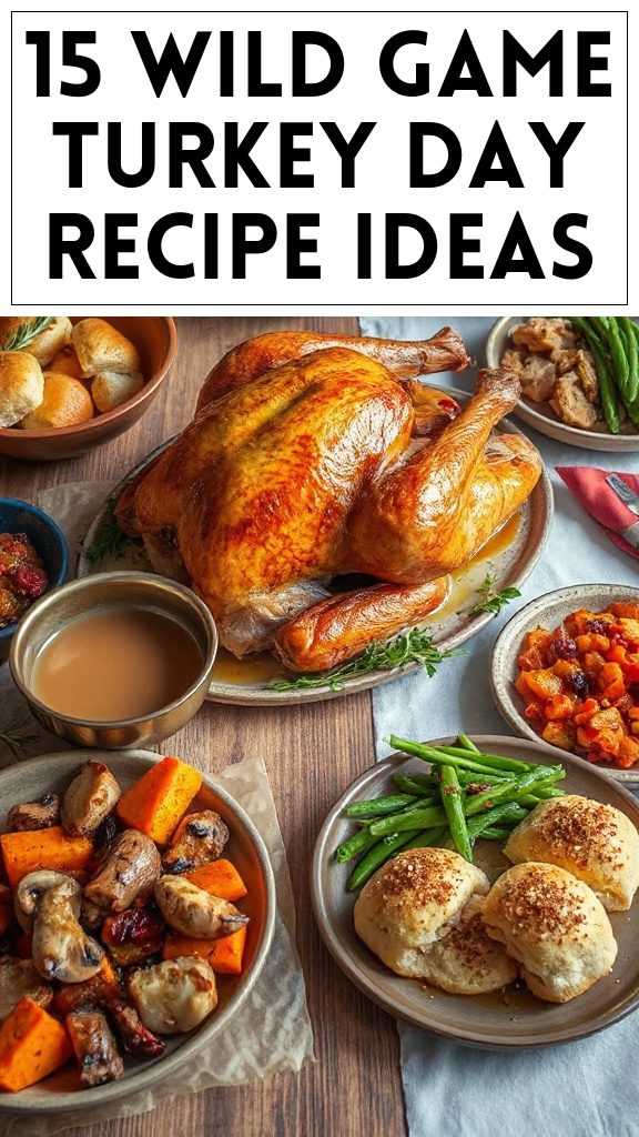 15 Wild Game Turkey Day Recipe Ideas