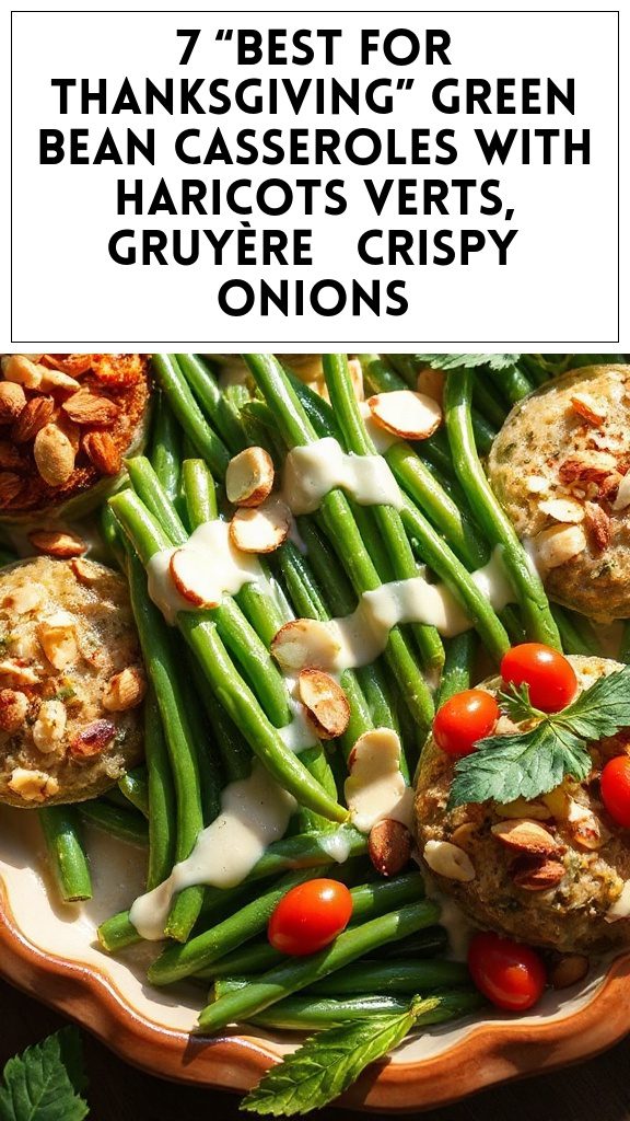 7 “Best for Thanksgiving” Green Bean Casseroles With Haricots Verts, Gruyère & Crispy Onions