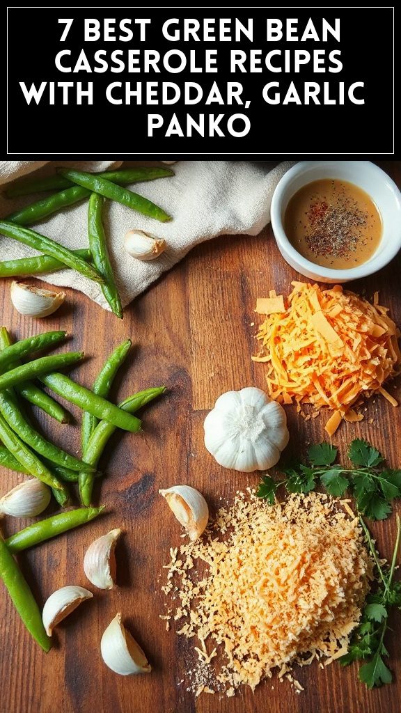 7 Best Green Bean Casserole Recipes With Cheddar, Garlic & Panko