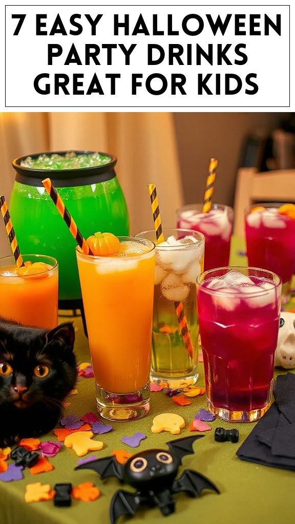 7 Easy Halloween Party Drinks Great for Kids