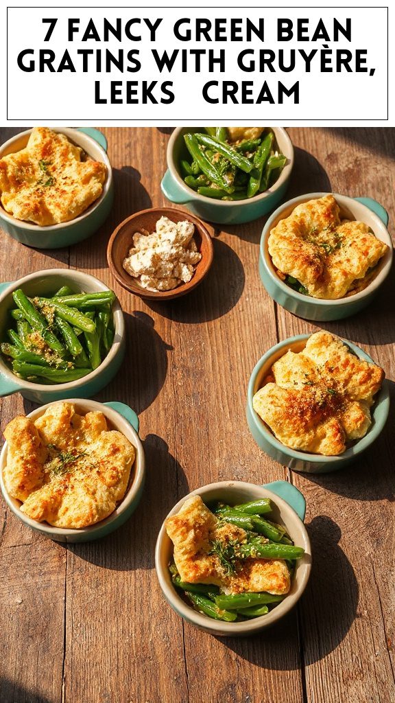 7 Fancy Green Bean Gratins With Gruyère, Leeks & Cream