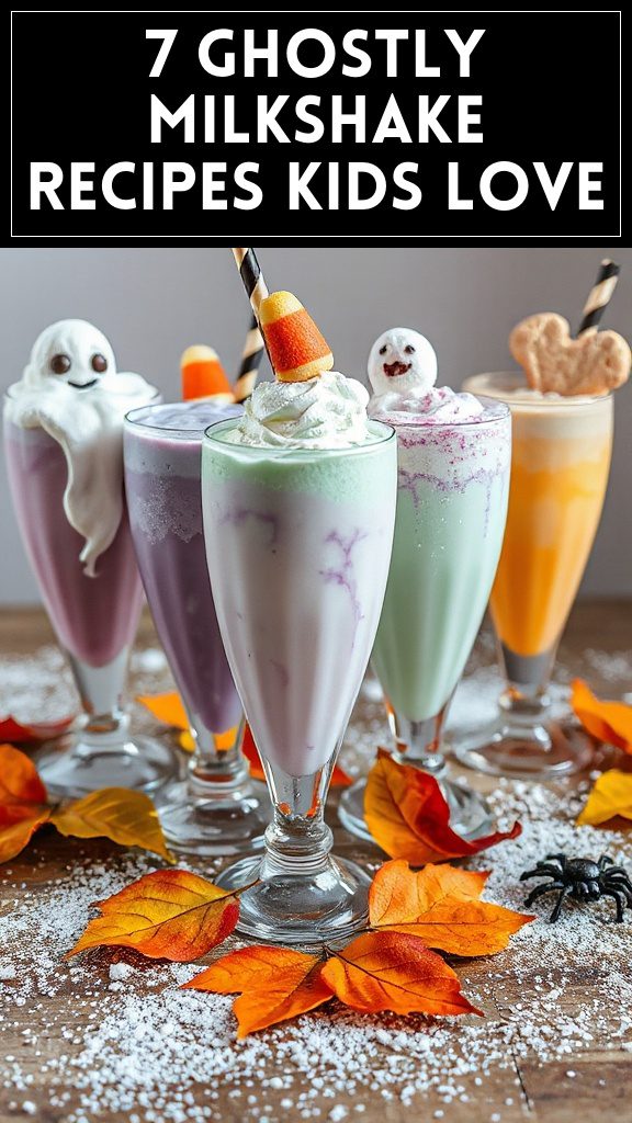 7 Ghostly Milkshake Recipes Kids Love