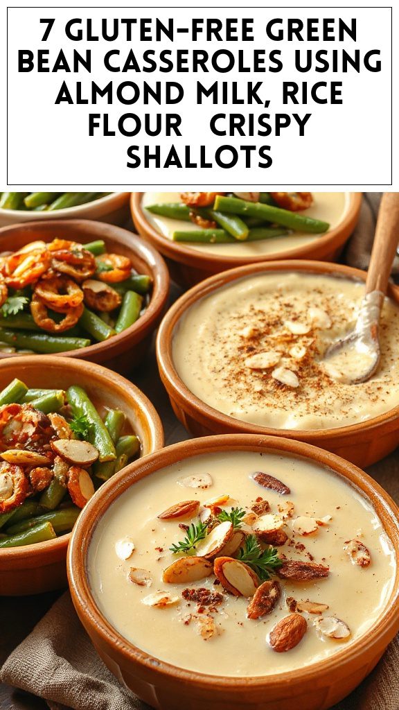 7 Gluten-Free Green Bean Casseroles Using Almond Milk, Rice Flour & Crispy Shallots