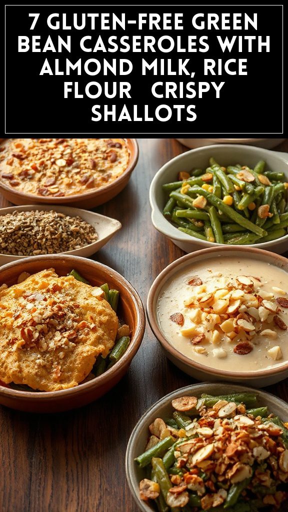 7 Gluten-Free Green Bean Casseroles With Almond Milk, Rice Flour & Crispy Shallots