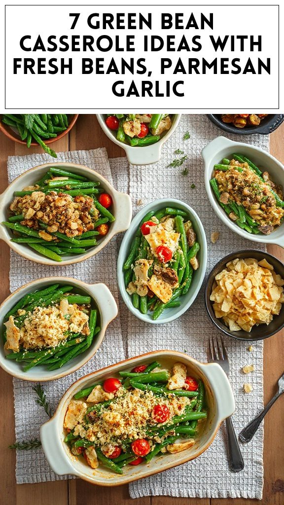 7 Green Bean Casserole Ideas With Fresh Beans, Parmesan & Garlic