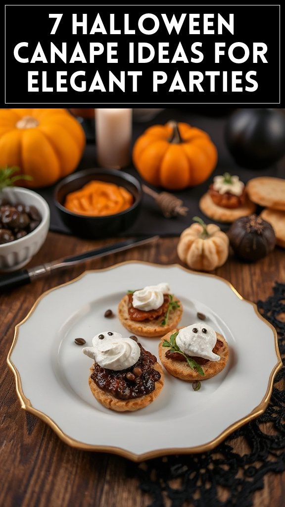 7 Halloween Canape Ideas for Elegant Parties