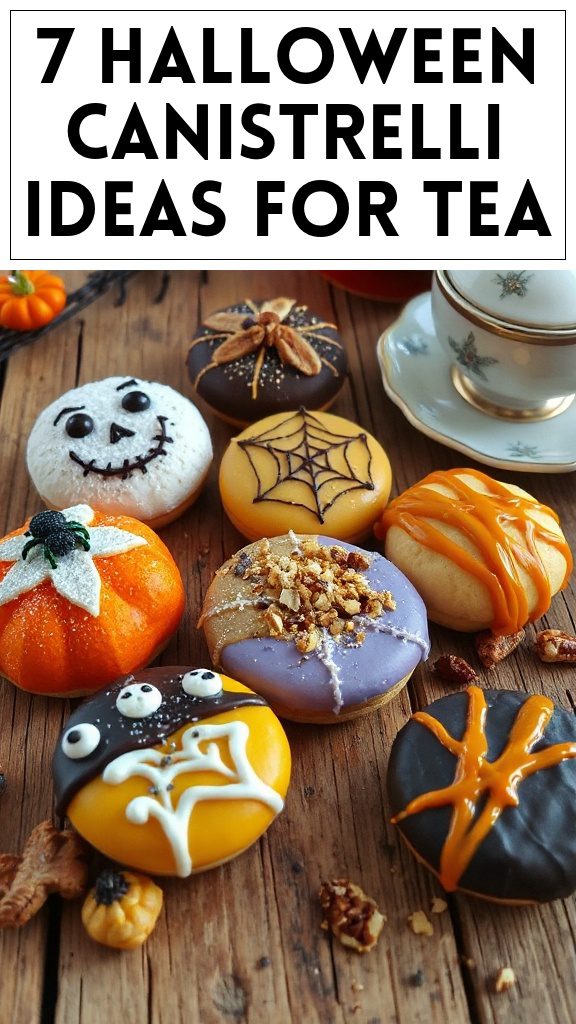 7 Halloween Canistrelli Ideas for Tea