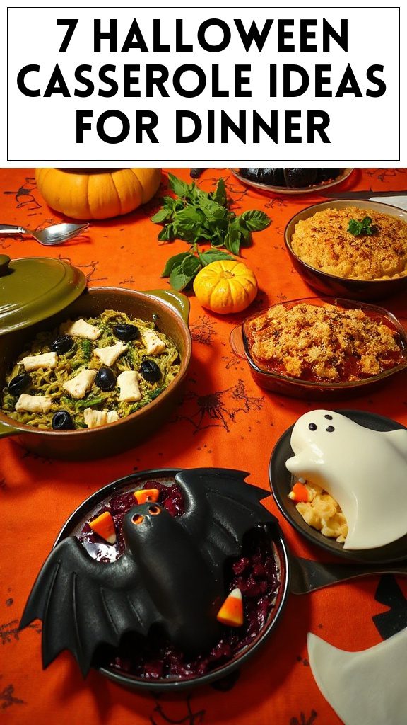 7 Halloween Casserole Ideas for Dinner
