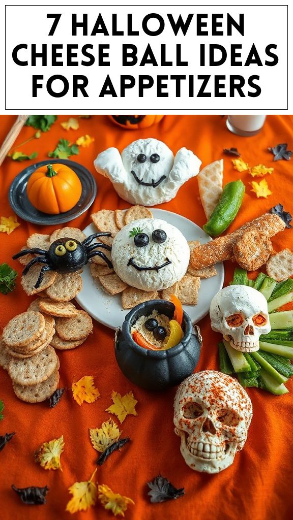 7 Halloween Cheese Ball Ideas for Appetizers