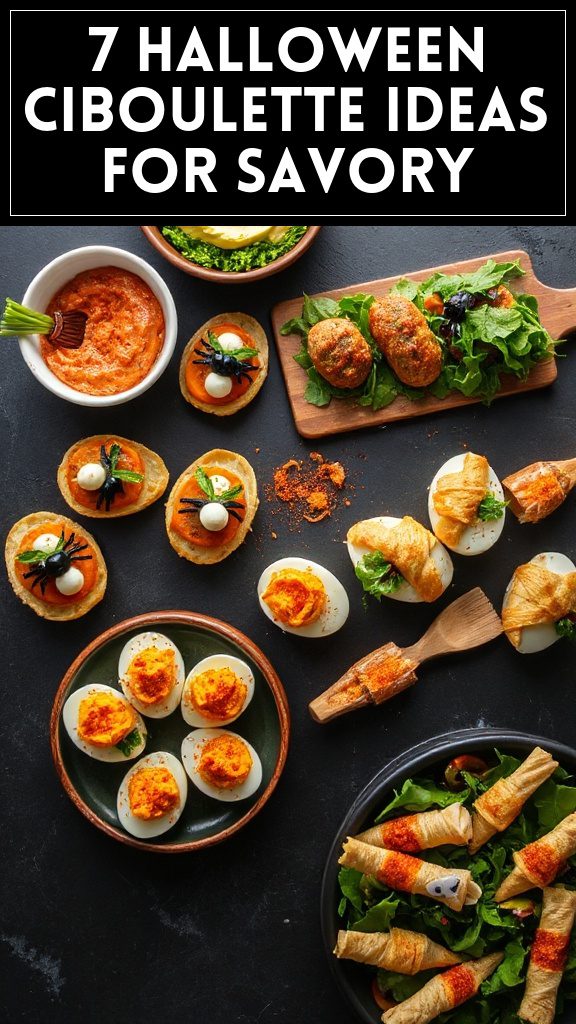 7 Halloween Ciboulette Ideas for Savory