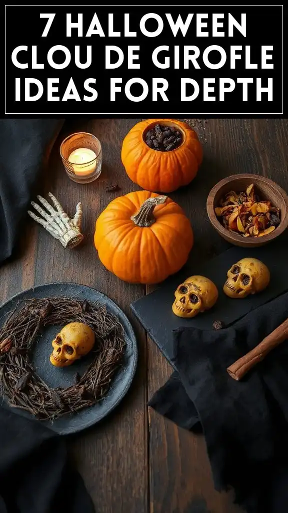 7 Halloween Clou De Girofle Ideas for Depth