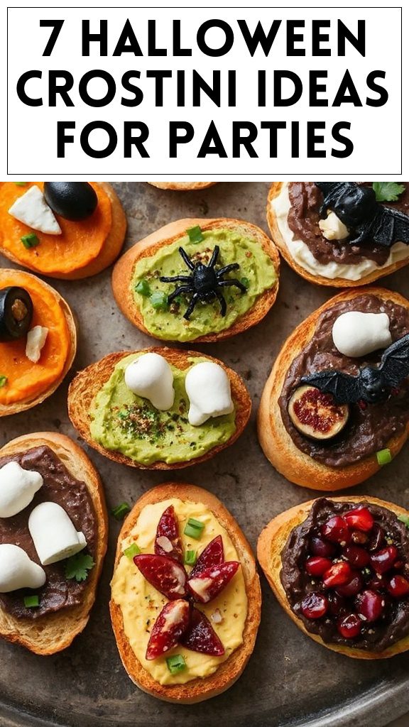 7 Halloween Crostini Ideas for Parties