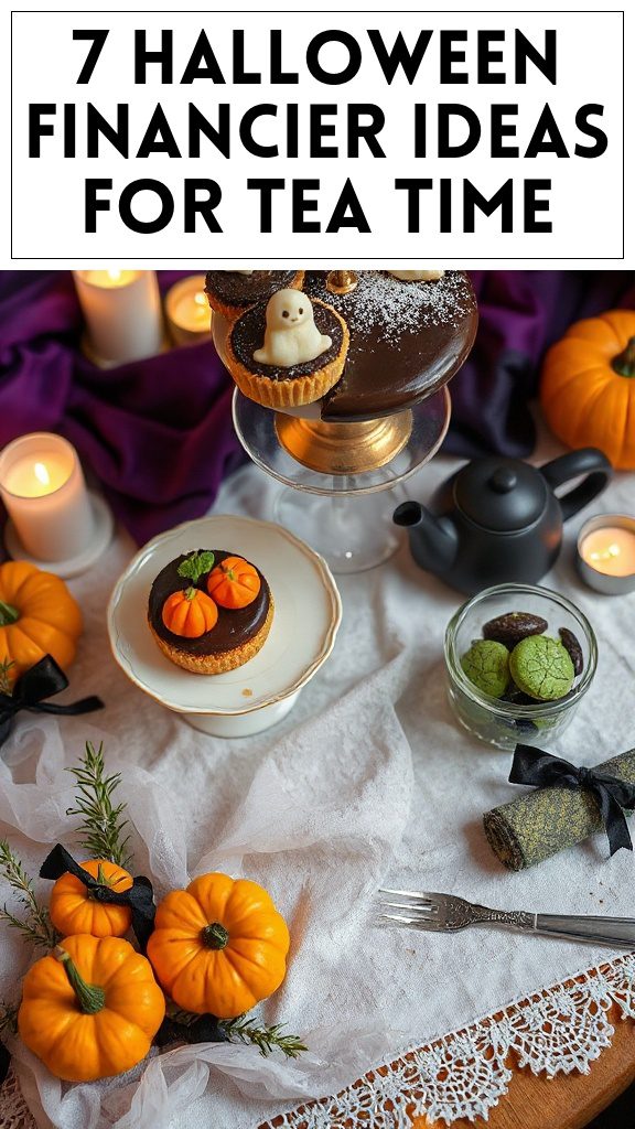 7 Halloween Financier Ideas for Tea Time
