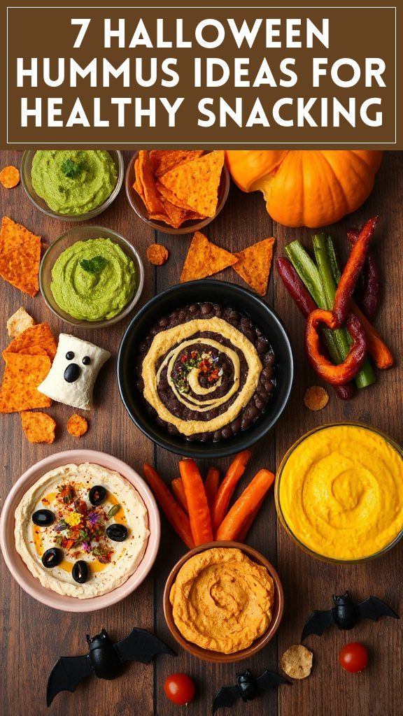 7 Halloween Hummus Ideas for Healthy Snacking
