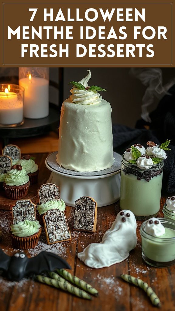 7 Halloween Menthe Ideas for Fresh Desserts
