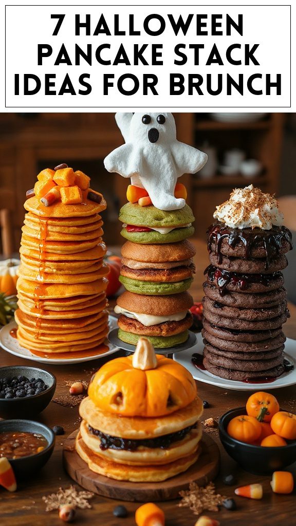 7 Halloween Pancake Stack Ideas for Brunch