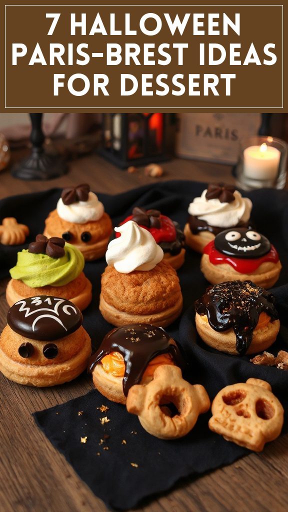 7 Halloween Paris-Brest Ideas for Dessert