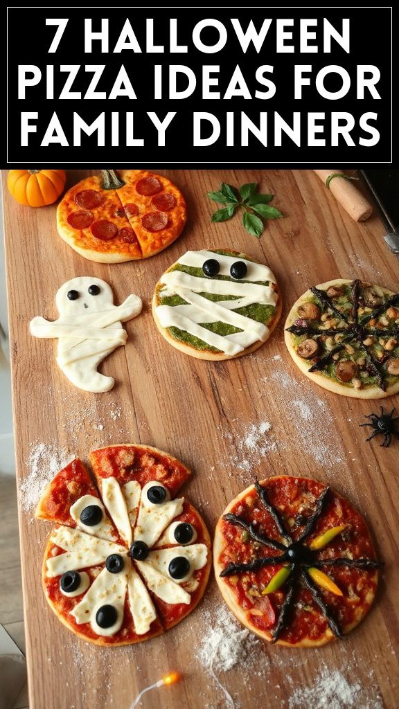 7 Halloween Pizza Ideas for Family Dinners