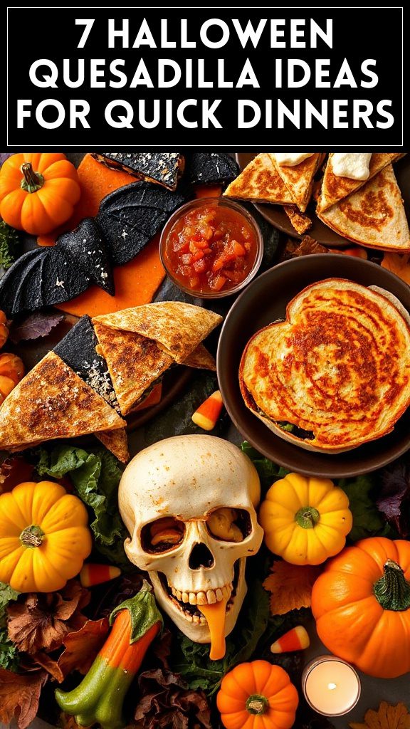 7 Halloween Quesadilla Ideas for Quick Dinners