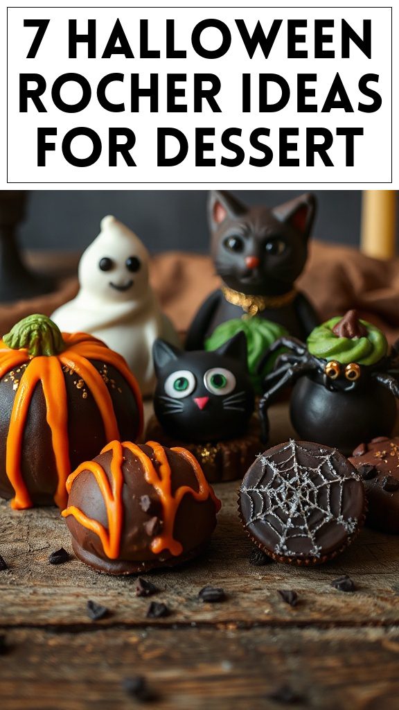7 Halloween Rocher Ideas for Dessert
