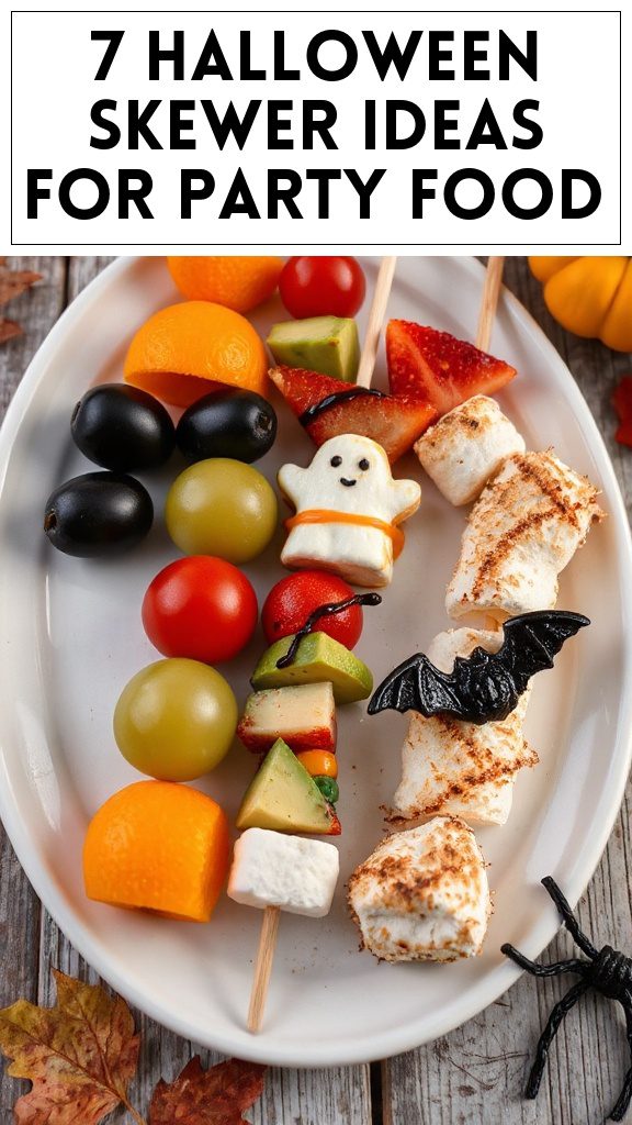 7 Halloween Skewer Ideas for Party Food