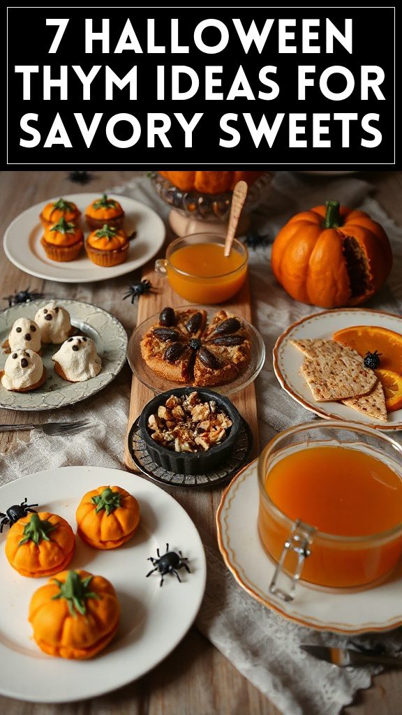 7 Halloween Thym Ideas for Savory Sweets